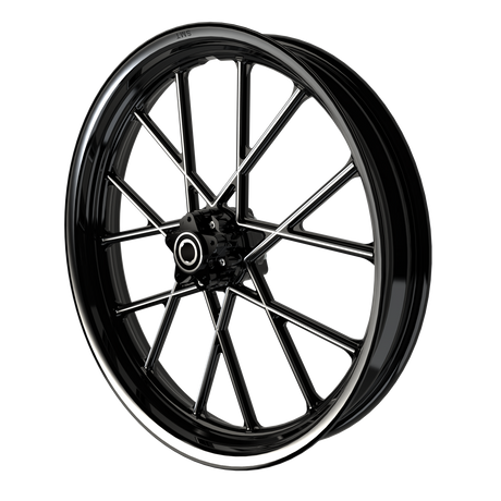 RetroSpec 13 Bulldog Fat Tire Black Double Cut Wheels