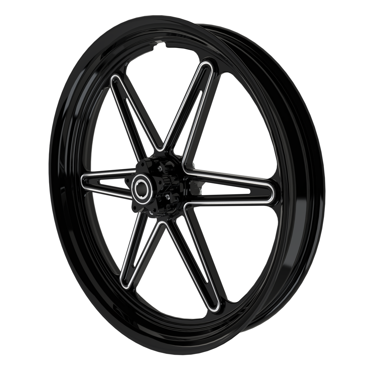 RetroSpec 03 Bulldog Fat Tire Black Double Cut Wheels