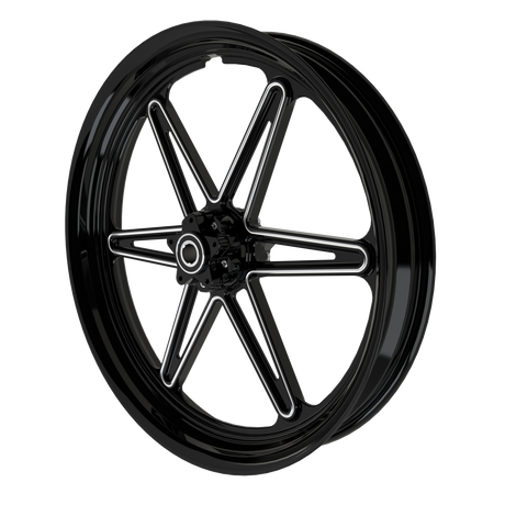 RetroSpec 03 Bulldog Fat Tire Black Double Cut Wheels
