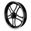 RetroSpec 04 Bulldog Fat Tire Black Double Cut Wheels