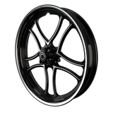 RetroSpec 04 Bulldog Fat Tire Black Double Cut Wheels