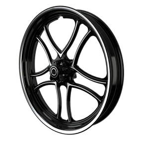 RetroSpec 04 Bulldog Fat Tire Black Double Cut Wheels