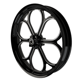RetroSpec 05 Bulldog Fat Tire Black Double Cut Wheels