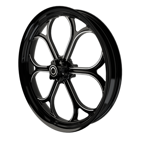 RetroSpec 05 Bulldog Fat Tire Black Double Cut Wheels
