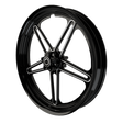 RetroSpec 07 Bulldog Fat Tire Black Double Cut Wheels