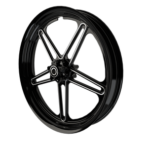 RetroSpec 07 Bulldog Fat Tire Black Double Cut Wheels