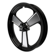 RetroSpec 08 Bulldog Fat Tire Black Double Cut Wheels