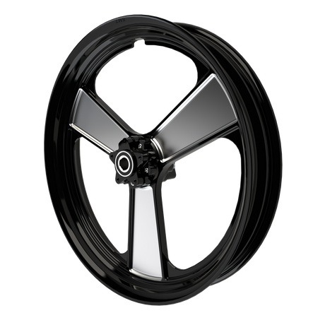 RetroSpec 08 Bulldog Fat Tire Black Double Cut Wheels