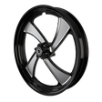 RetroSpec 09 Bulldog Fat Tire Black Double Cut Wheels