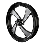 RetroSpec 09 Bulldog Fat Tire Black Double Cut Wheels