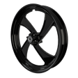 RetroSpec 09 Bulldog Fat Tire Black Wheels