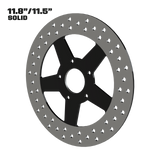 Rev Limit 11" solid rotor in black