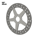Rev Limit 13" solid rotor in polished