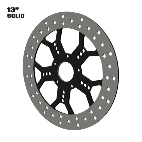 Revolution 13" solid rotor in black