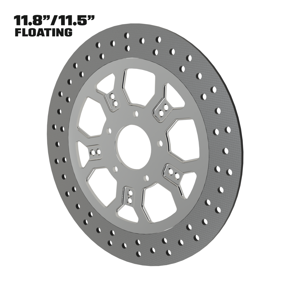Revolution 11" floating rotor in polished