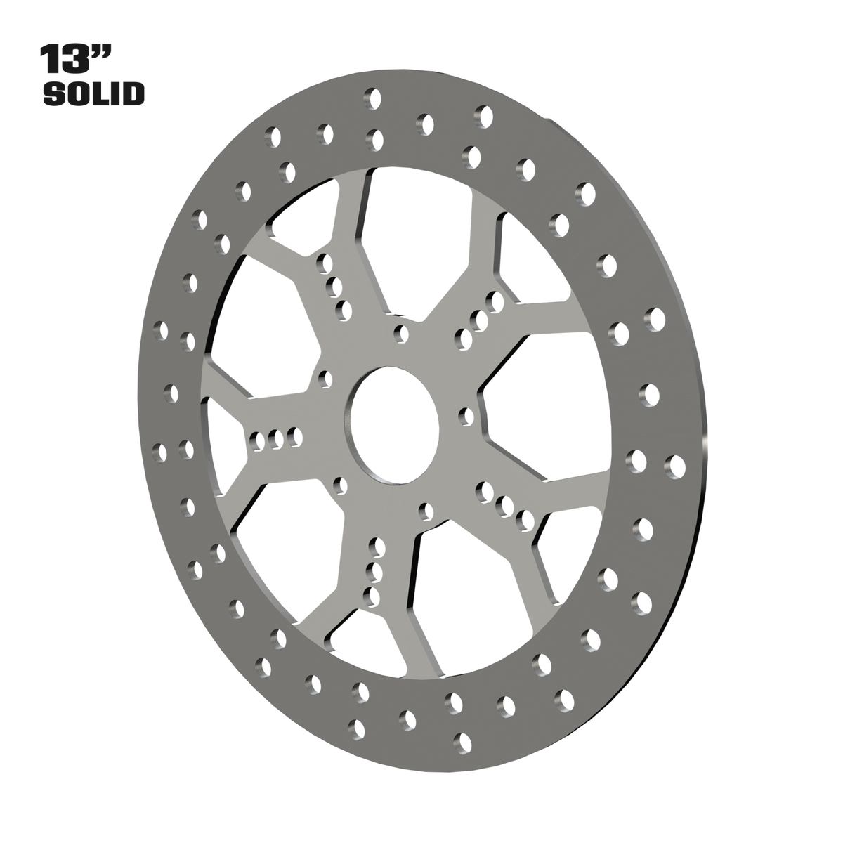 Revolution 13" solid rotor in polished