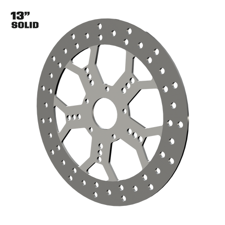 Revolution 13" solid rotor in polished
