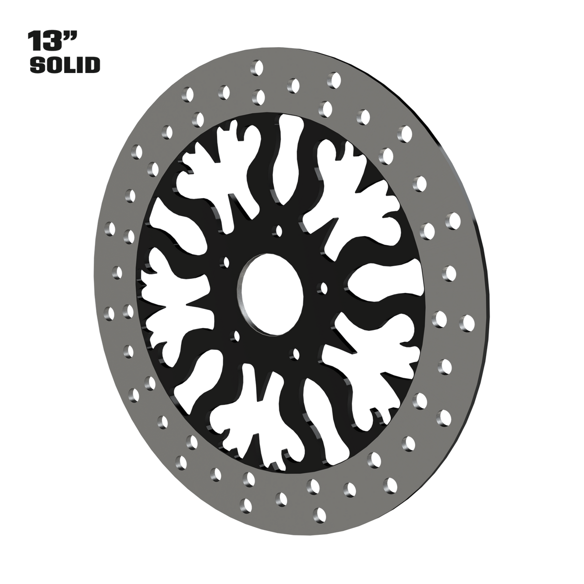 Ring of Fire 13" solid rotor in black