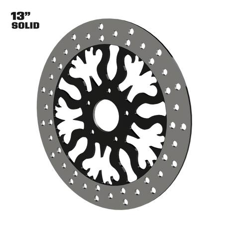 Ring of Fire 13" solid rotor in black