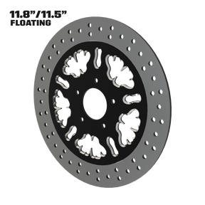 Ring of Fire 11" floating rotor in black double cut