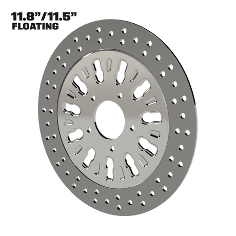 Roulette 11" Floating Rotor in Polished