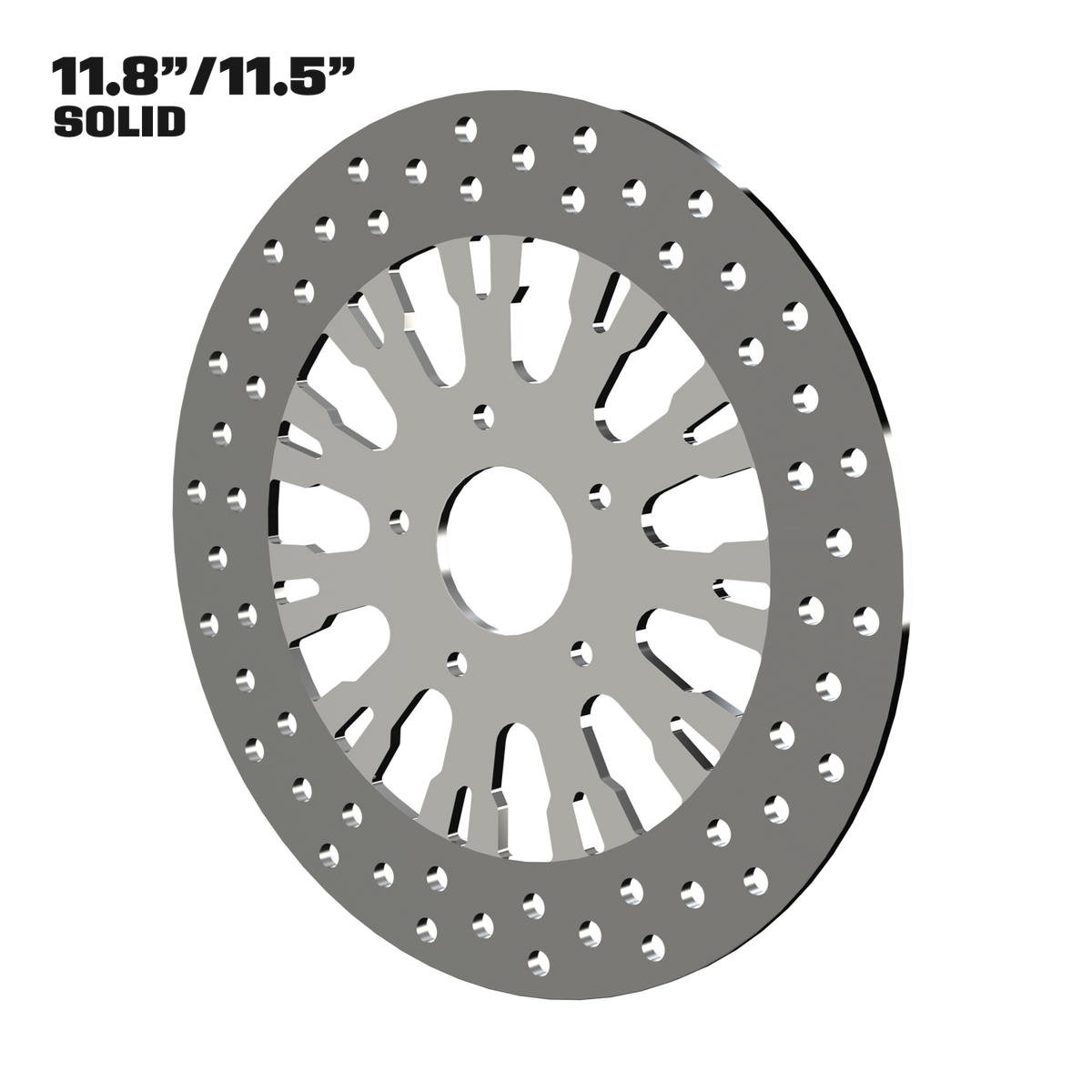 Roulette 11" Solid Rotor in Polished