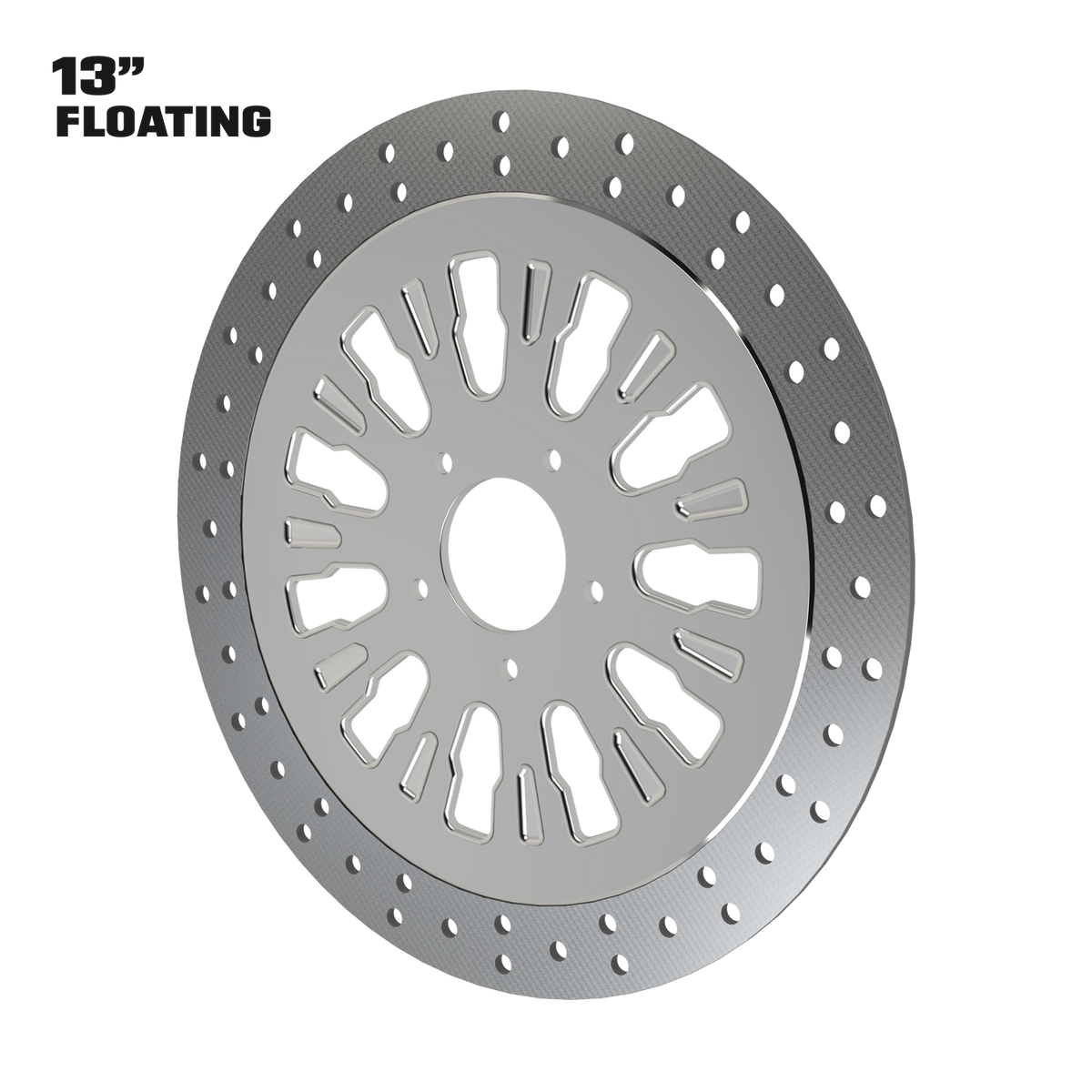 Roulette 13" Floating Rotor in Polished