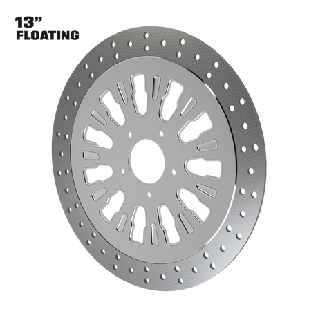 Roulette 13" Floating Rotor in Polished