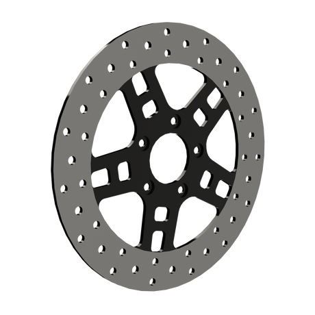 RetroSpec 01 11.5" & 11.8" solid rotor in black