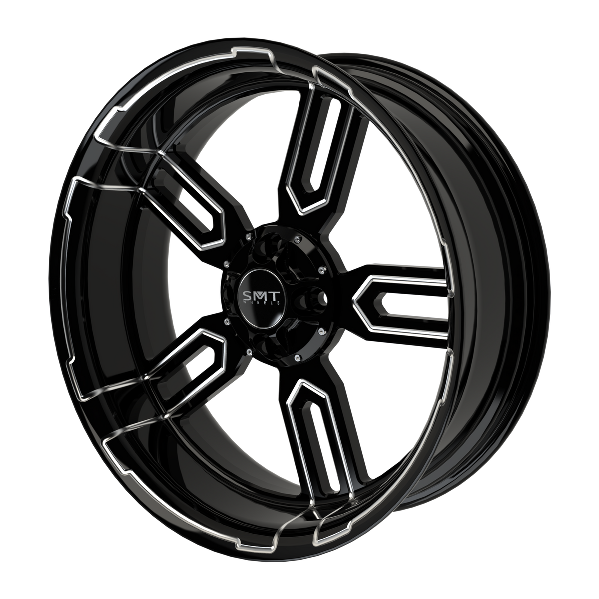 Race Tech Harley Trike Black Double Cut Wheels