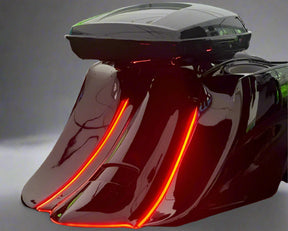 Insane Asylum 27" Curved Tail Lights: For Rehab or Strung Out Fenders