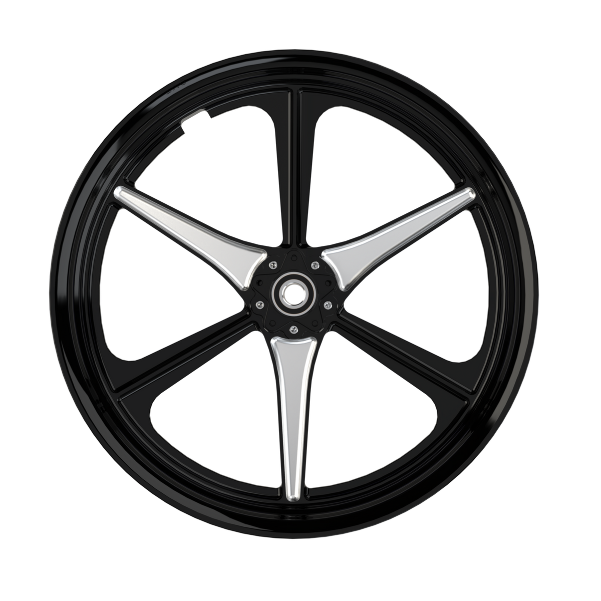 RetroSpec 16 Harley V-Rod Black Double Cut Wheels