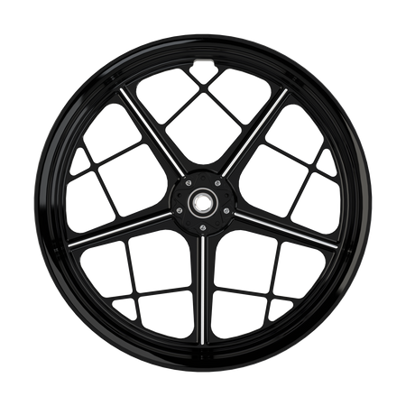 RetroSpec 02 Bulldog Fat Tire Black Double Cut Wheels
