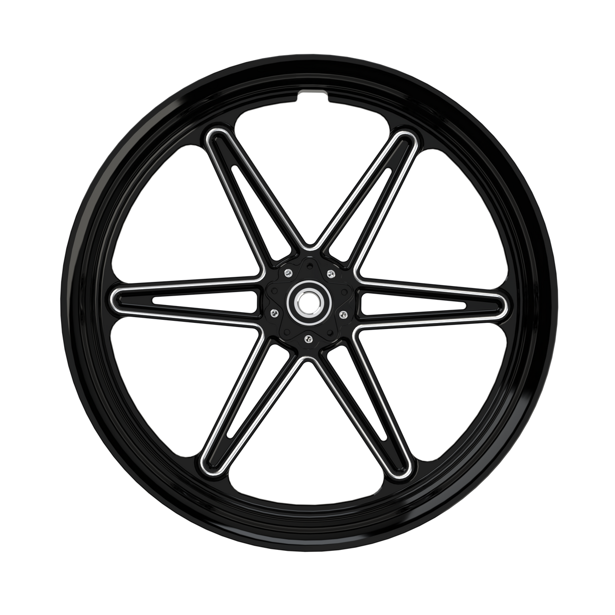 RetroSpec 03 Harley V-Rod Black Double Cut Wheels