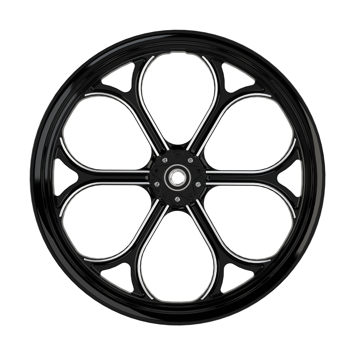 RetroSpec 05 Harley Touring Black Double Cut Wheels