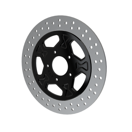 RetroSpec 10 11.5" & 11.8" floating rotor in black