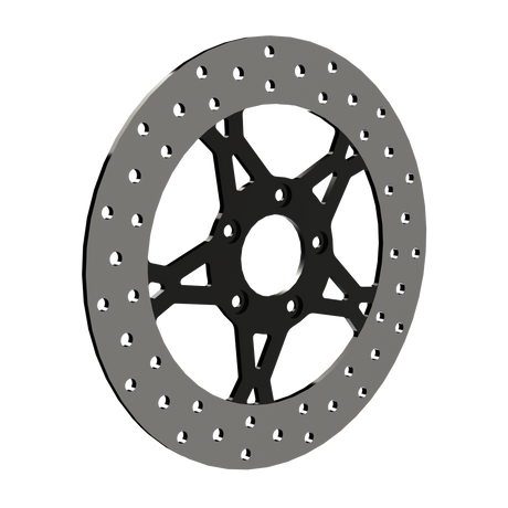 RetroSpec 10 11.5" & 11.8" solid rotor in black