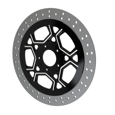 RetroSpec 10 13" floating rotor in black double cut