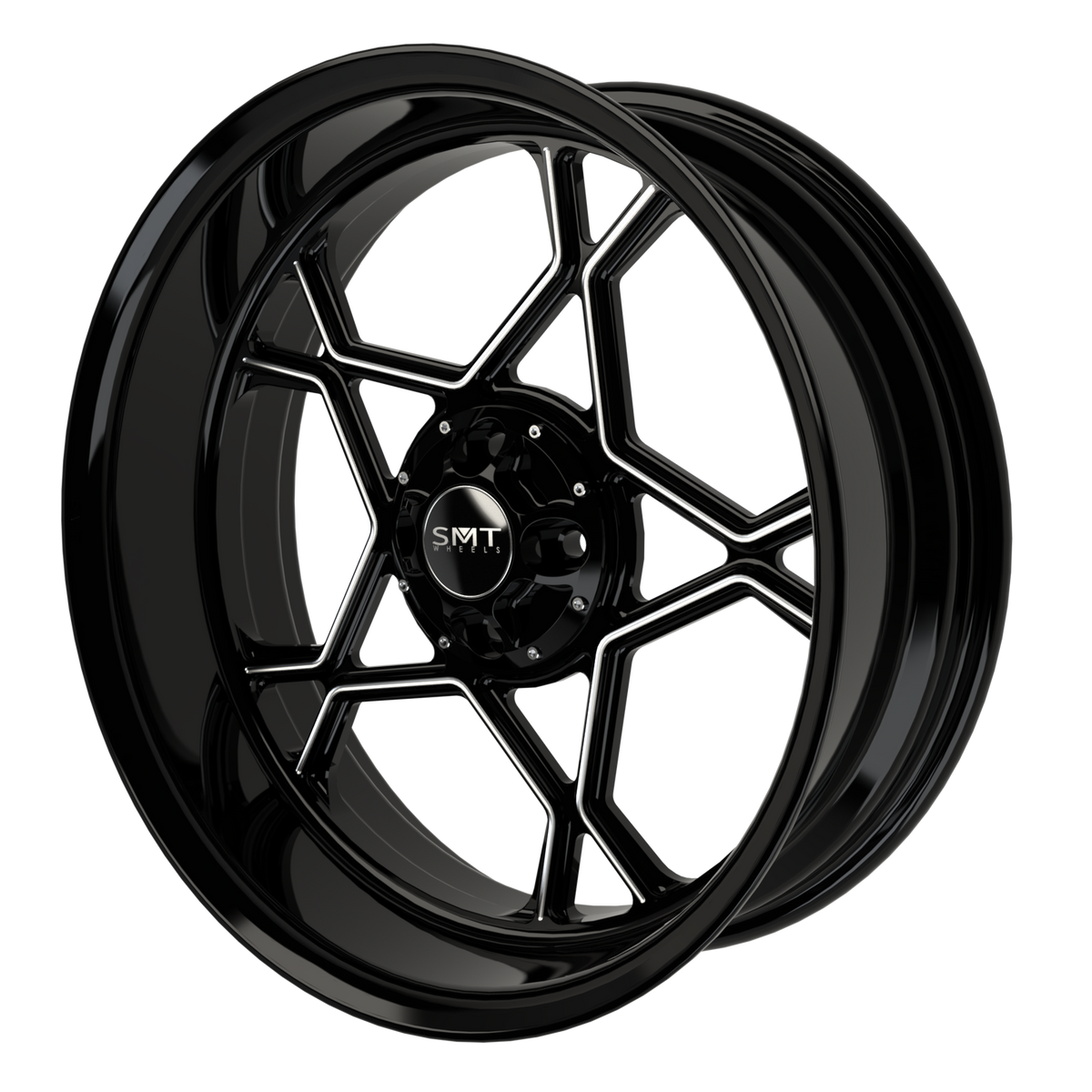 RetroSpec 10 Harley Trike Black Double Cut Wheels