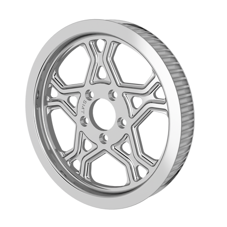 RetroSpec 10 Pulley in chrome