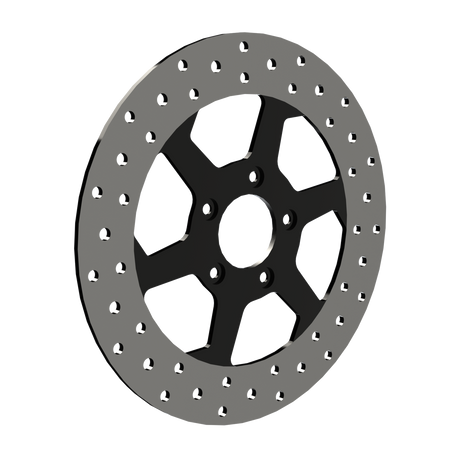 RetroSpec 11 11.5" & 11.8" solid rotor in black