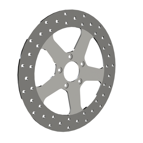 RetroSpec 12 13" solid rotor in polished