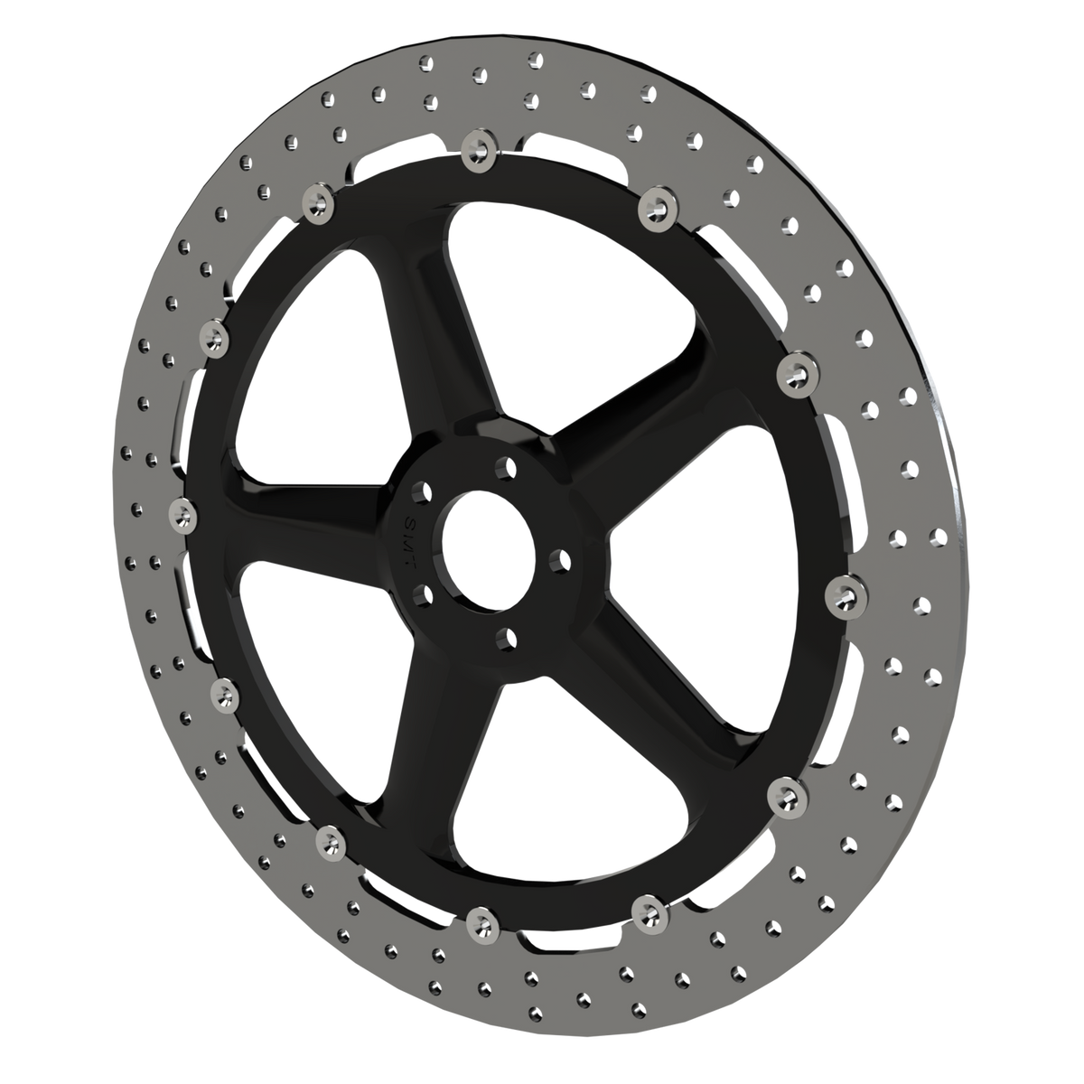 RetroSpec 12 18" floating rotor in black