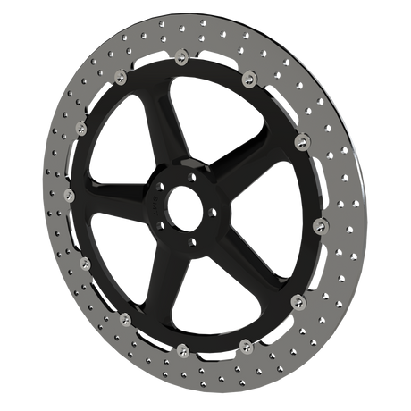 RetroSpec 12 18" floating rotor in black