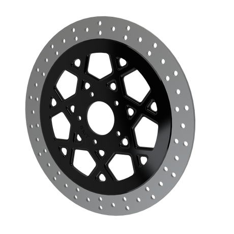 RetroSpec 13 13" floating rotor in black