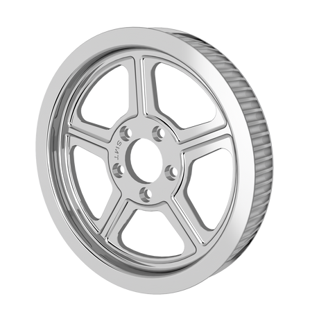 RetroSpec 14 Pulley in chrome