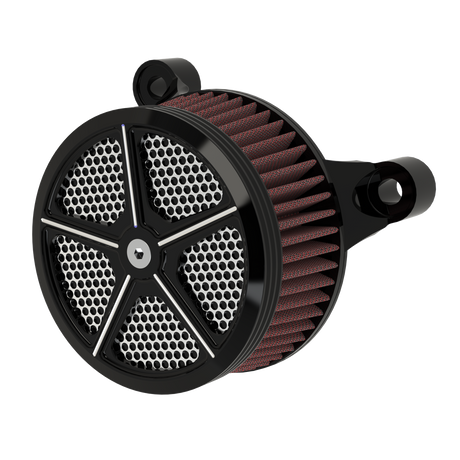 RetroSpec 14 Air Cleaner in black double cut