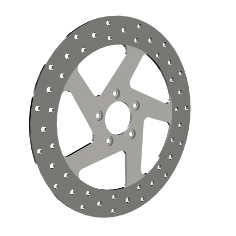 RetroSpec 15 13" solid rotor in polished
