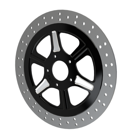 RetroSpec 16 13" floating rotor in black double cut