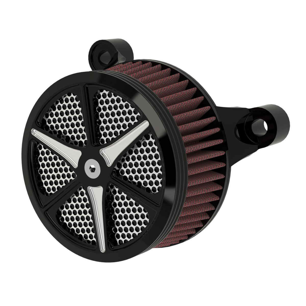 RetroSpec 16 Air Cleaner in black double cut
